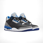 Angle view of Air Jordan 3