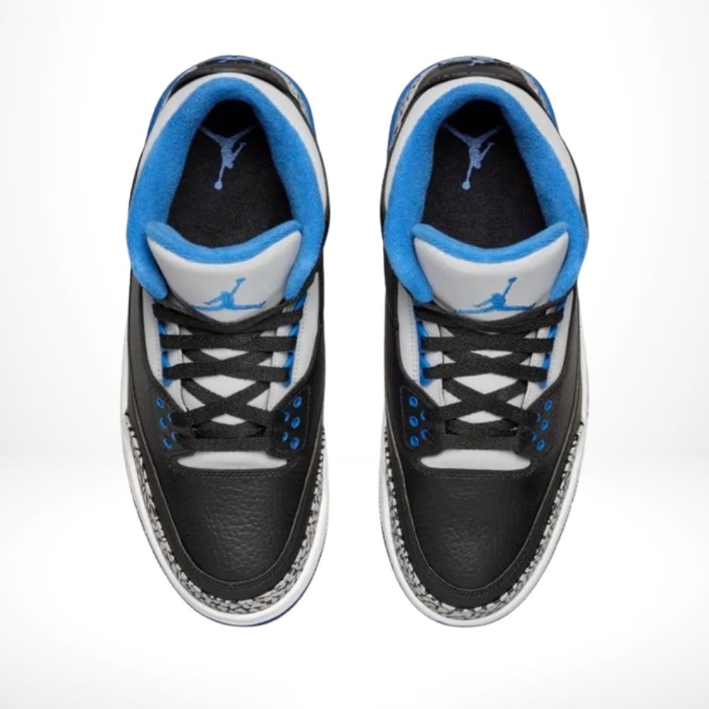 Top view of Air Jordan 3
