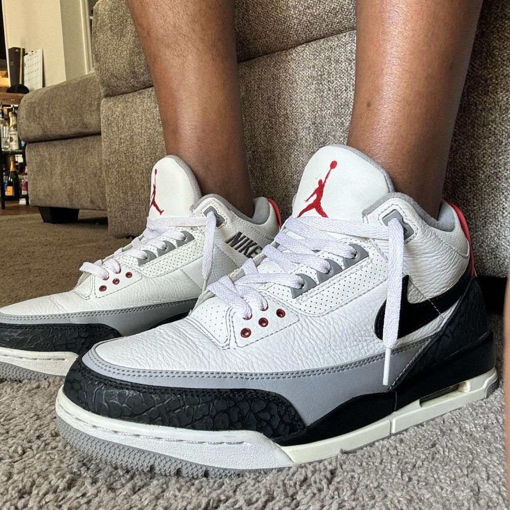 Real lifestyle image of Air Jordan 3