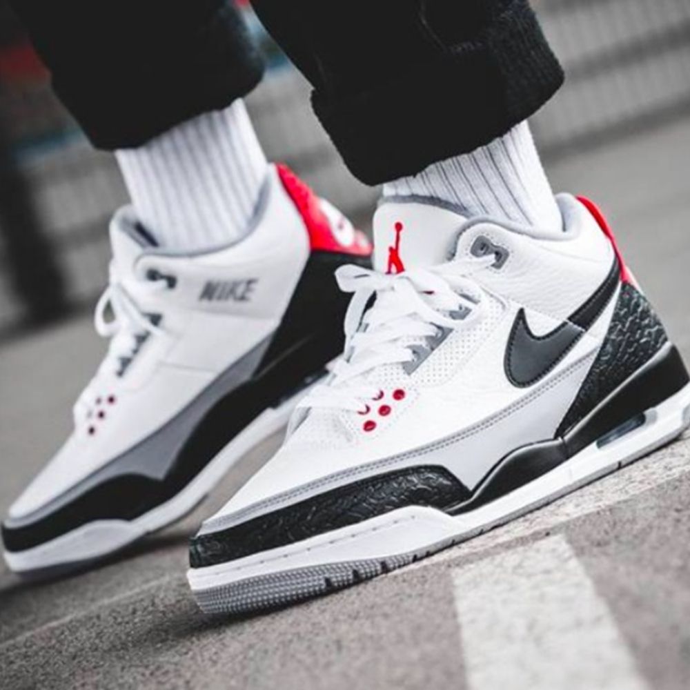 Real lifestyle image of Air Jordan 3