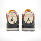 Rear view of the Air Jordan 3