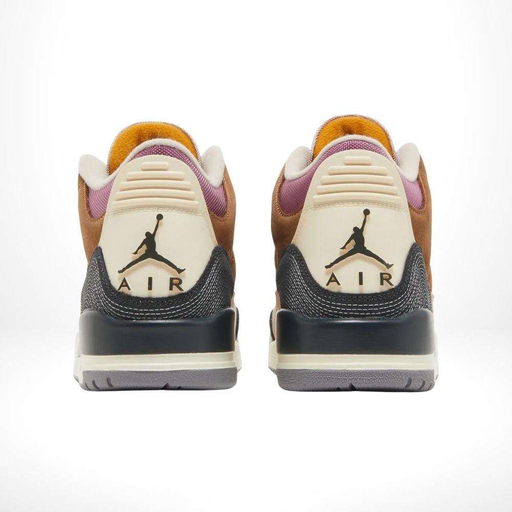 Rear view of the Air Jordan 3