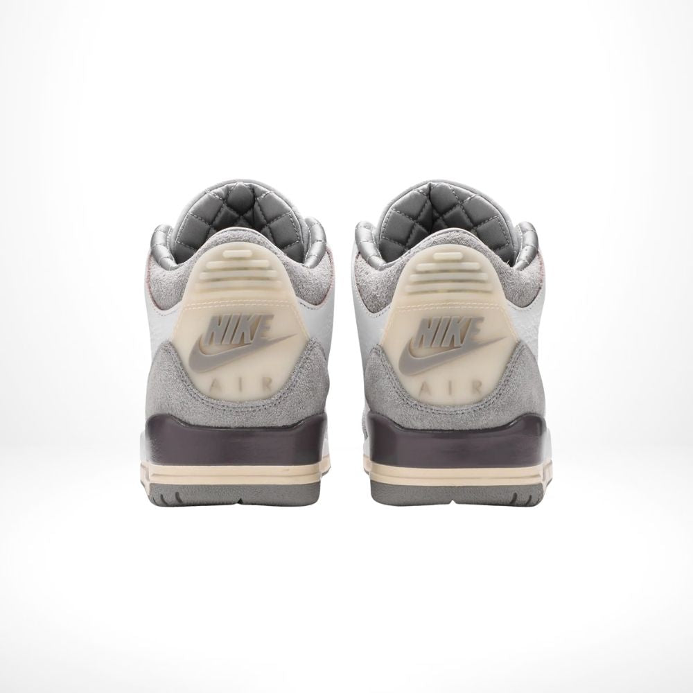 Rear view of the Air Jordan 3