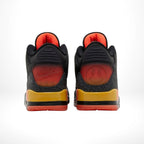 Rear view of the Air Jordan 3