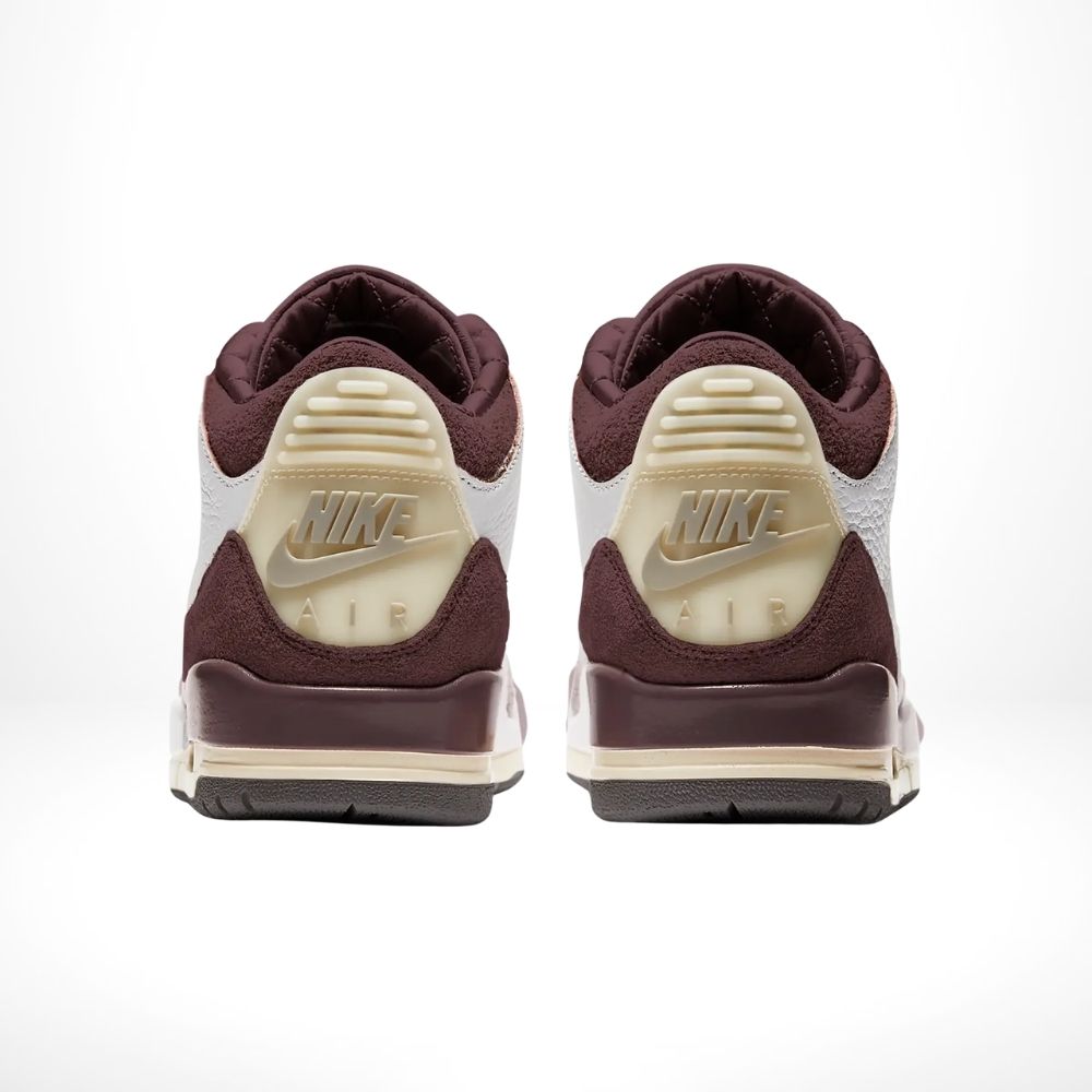 Rear view of the Air Jordan 3