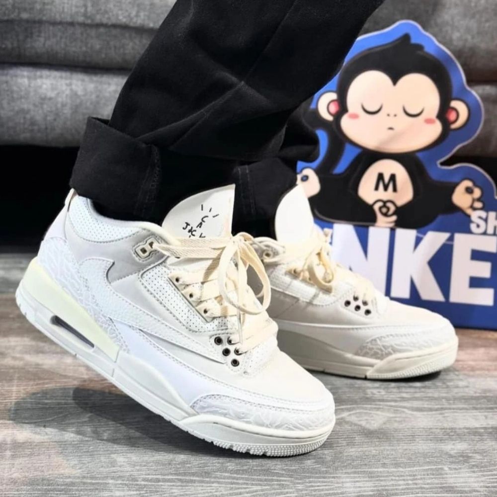 On-foot of the Air Jordan 3
