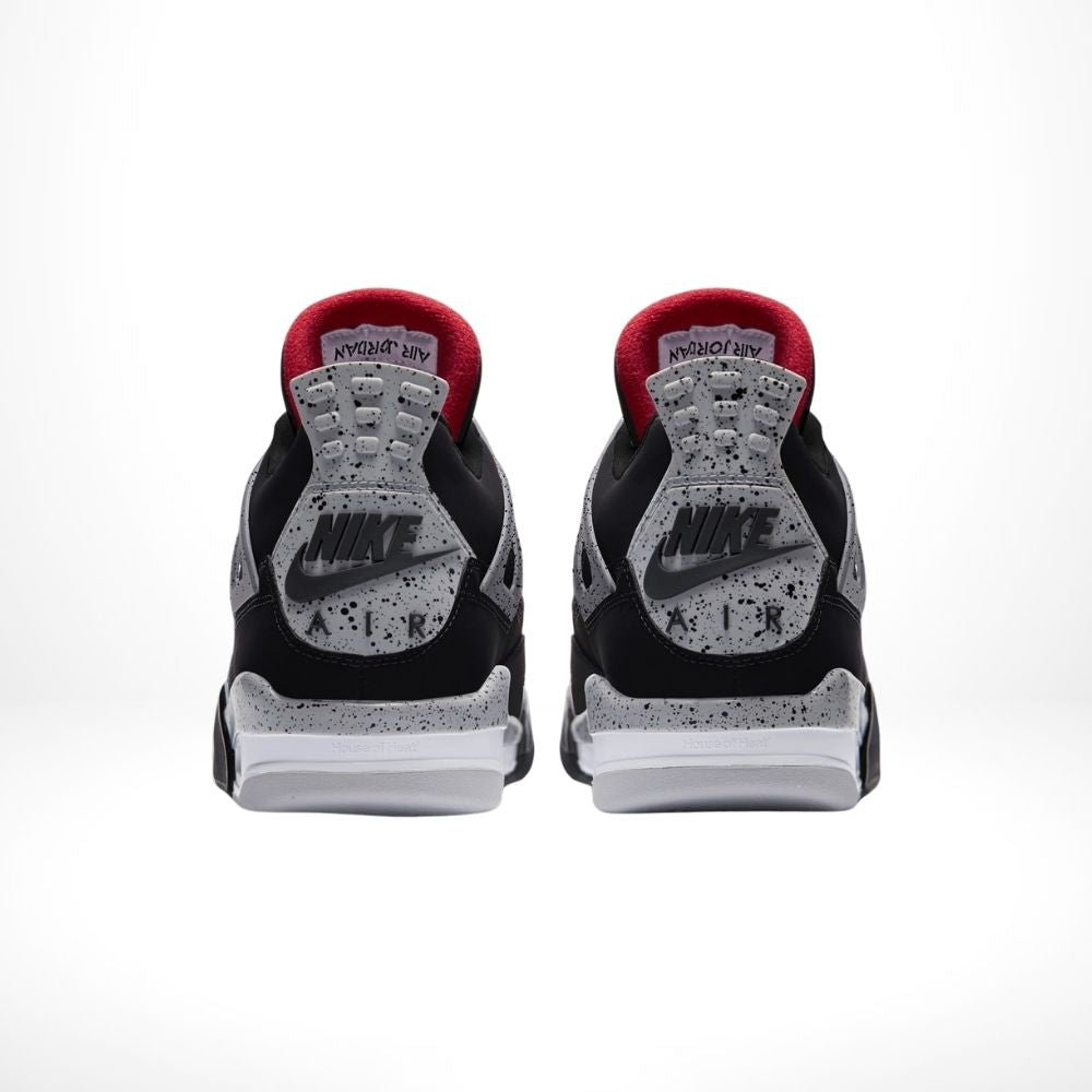 Rear view of the Air Jordan 4