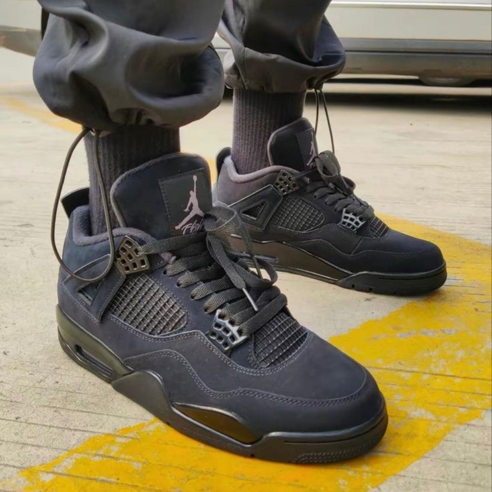 Real lifestyle image of Air Jordan 4