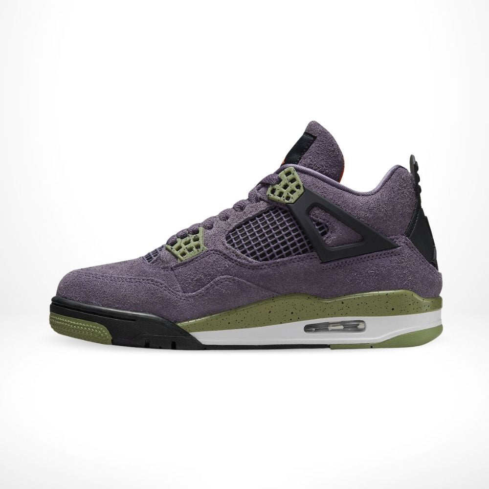 Medial side view of the Air Jordan 4