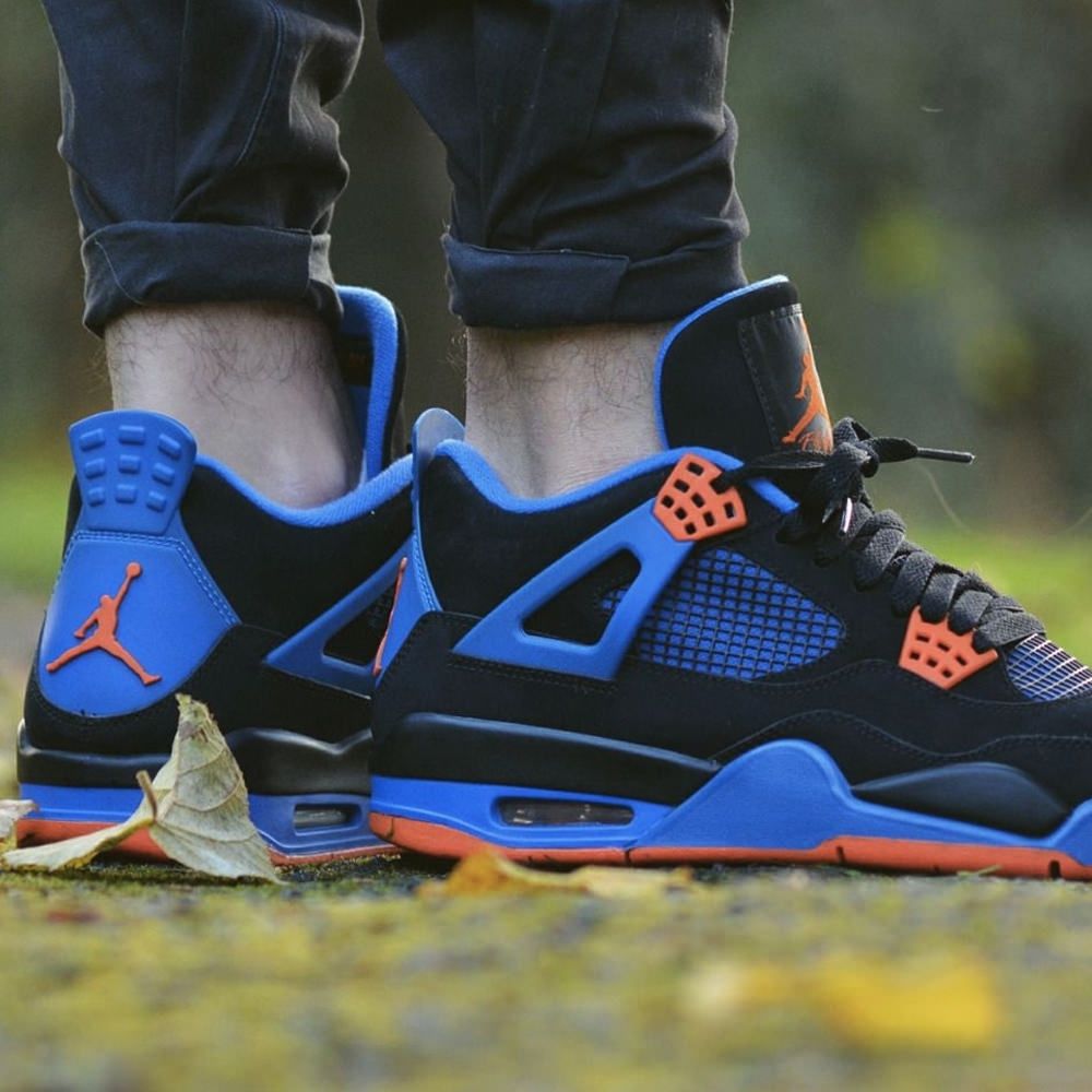 On-foot of the Air Jordan 4