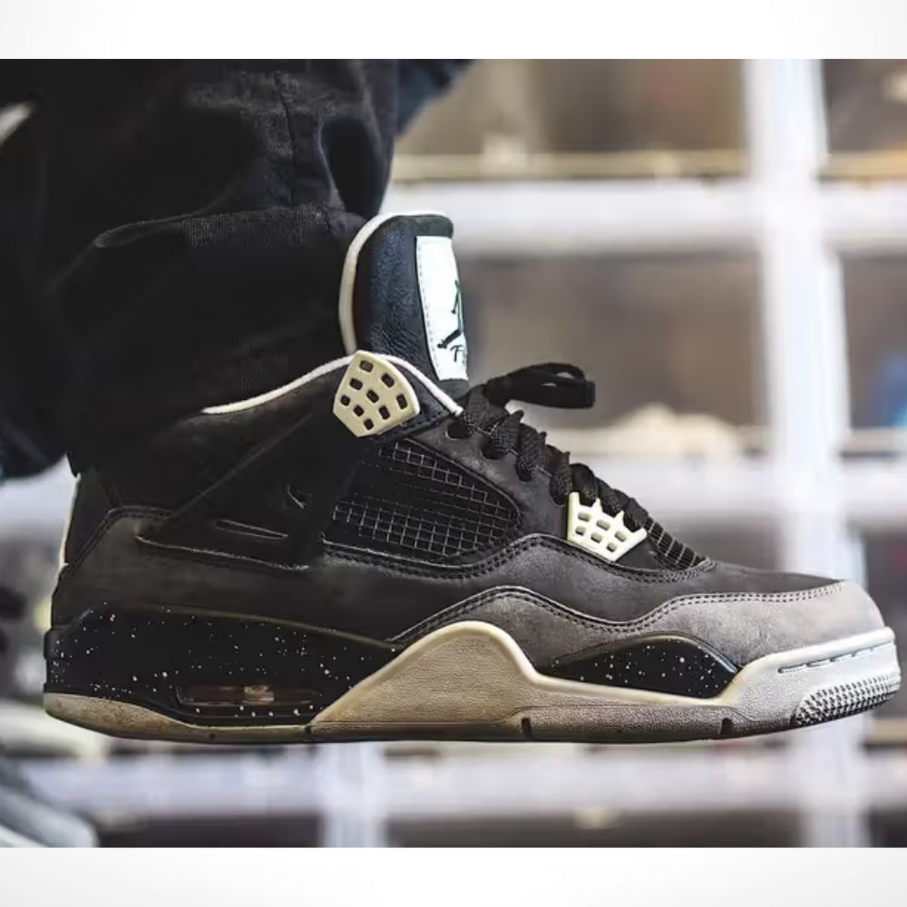 Real lifestyle image of Air Jordan 4