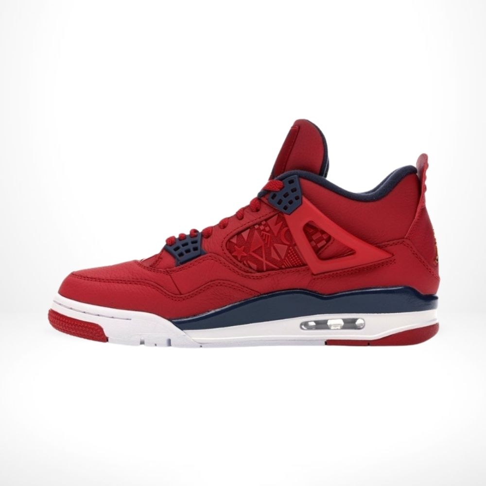 Side profile of Air Jordan 4