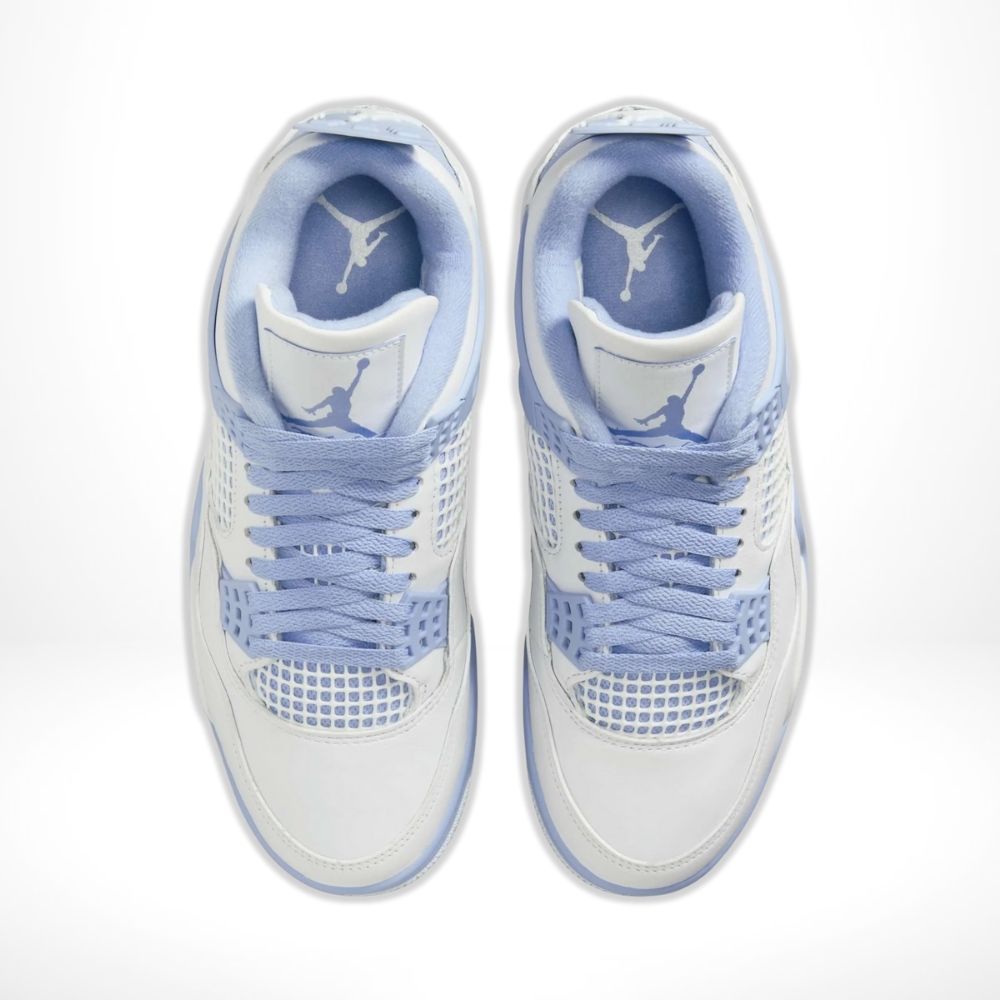 Top-down view of the Air Jordan 4