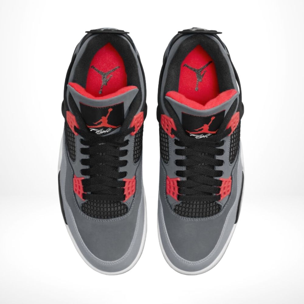 Top view of Air Jordan 4