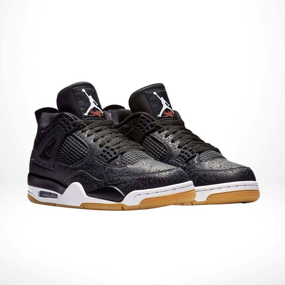 Angle view of Air Jordan 4