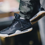 Real lifestyle image of Air Jordan 4