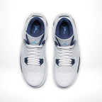 Top-down view of the Air Jordan 4