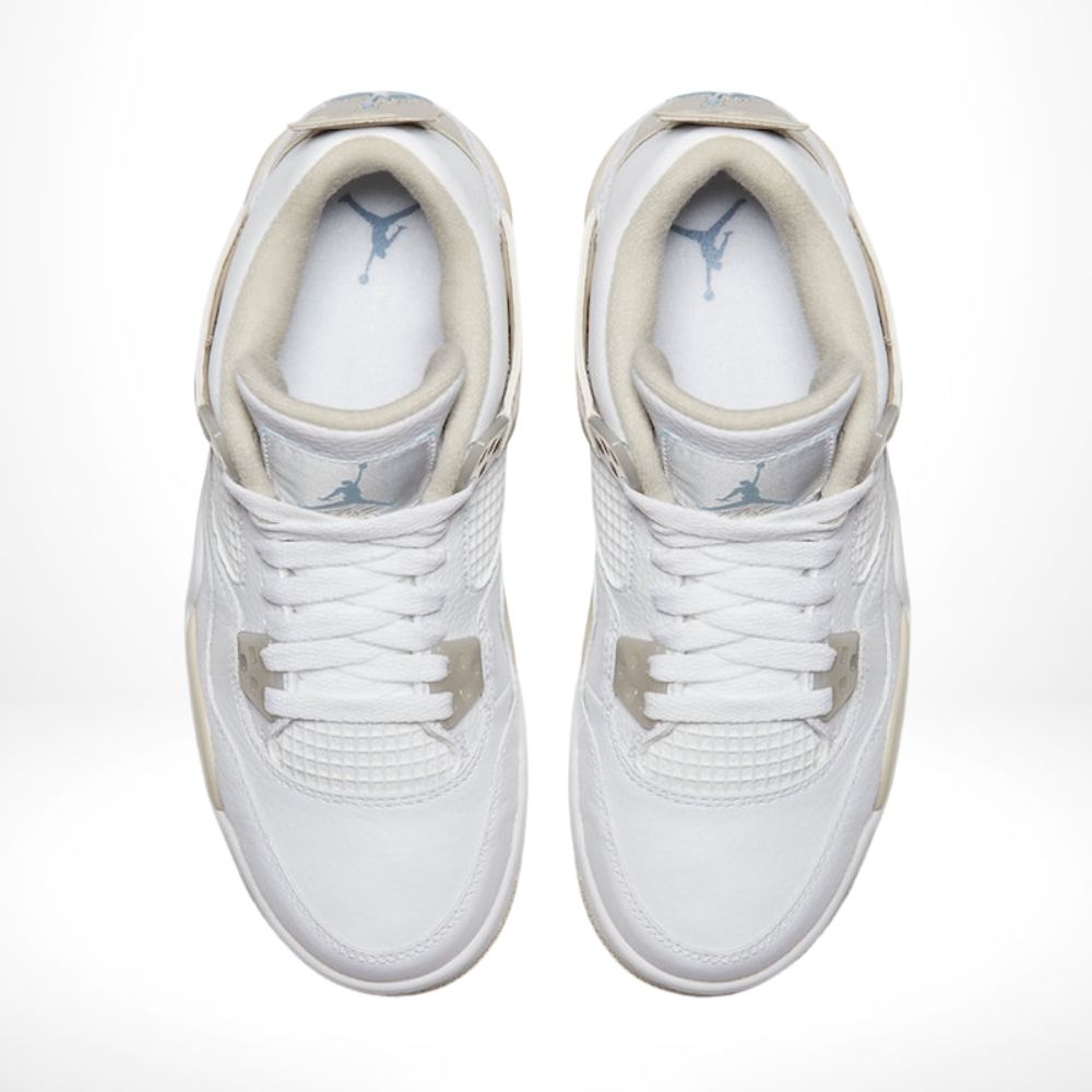 Top-down view of the Air Jordan 4