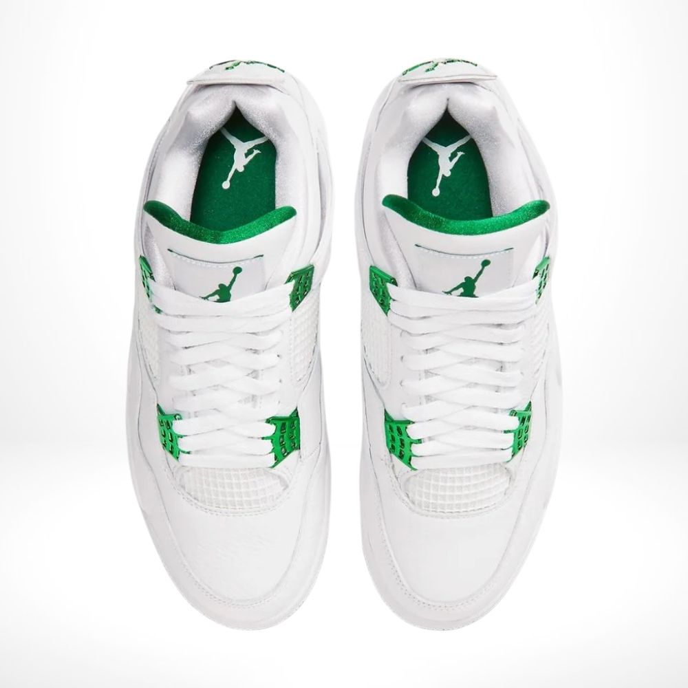 Top-down view of the Air Jordan 4