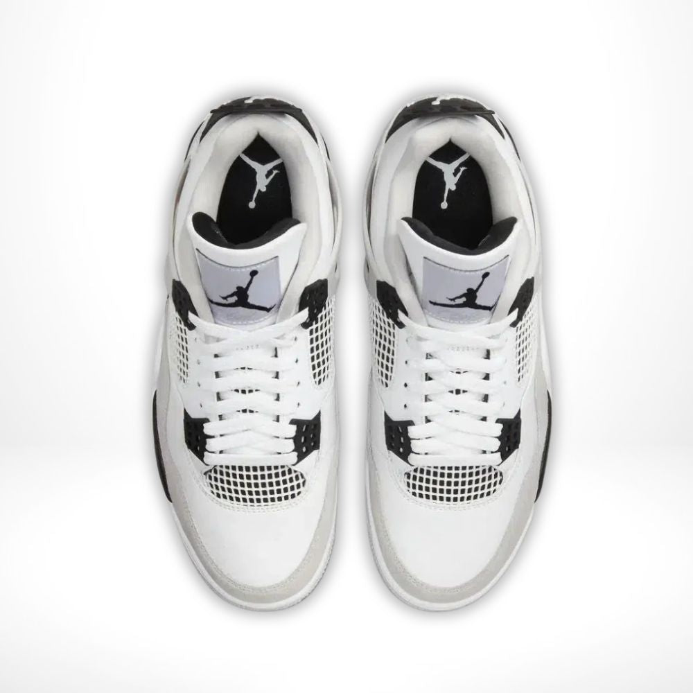 Top-down view of the Air Jordan 4