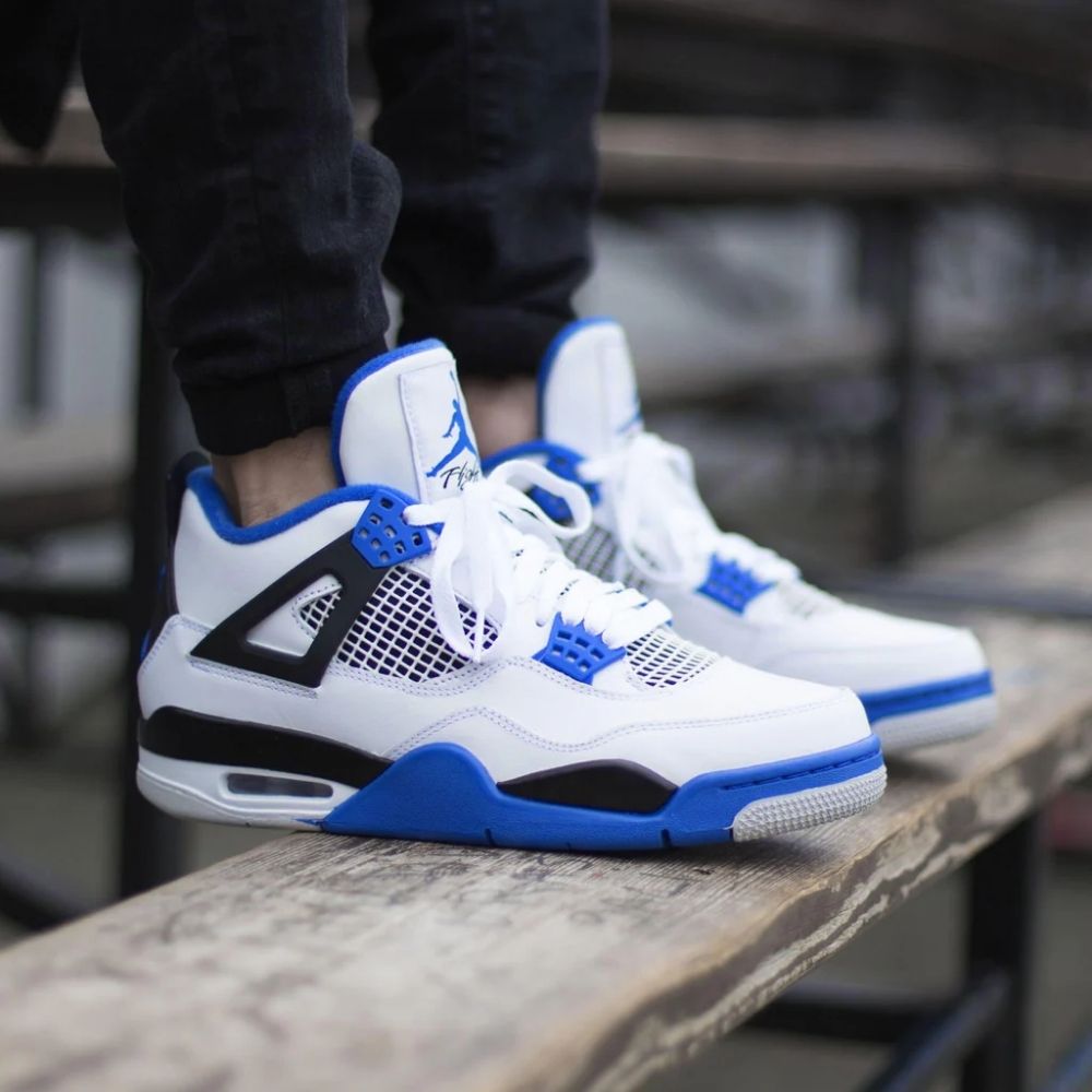 Real lifestyle image of Air Jordan 4