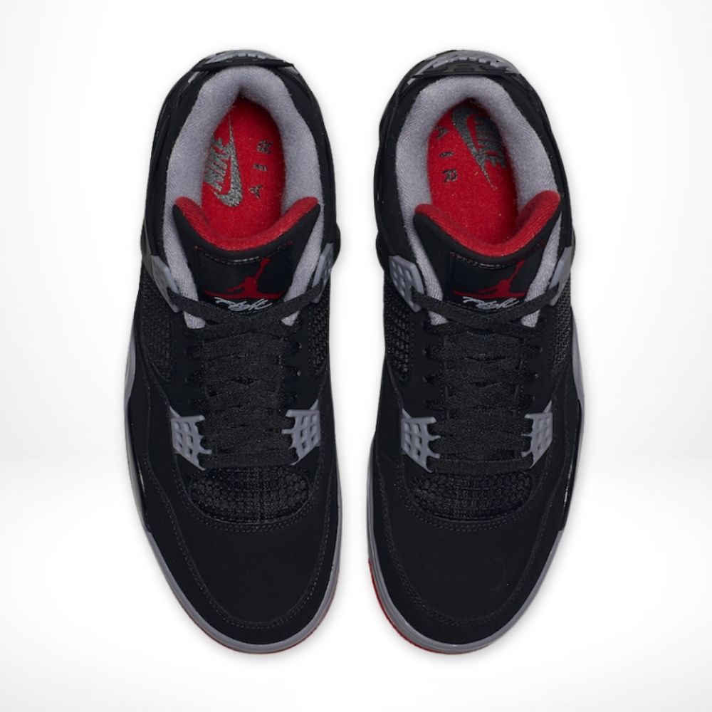 Top view of Air Jordan 4