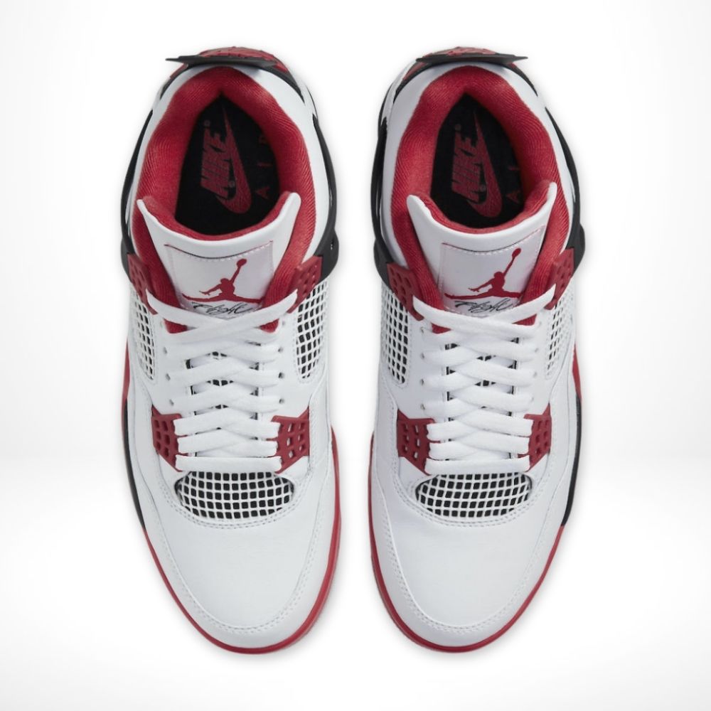Top view of Air Jordan 4