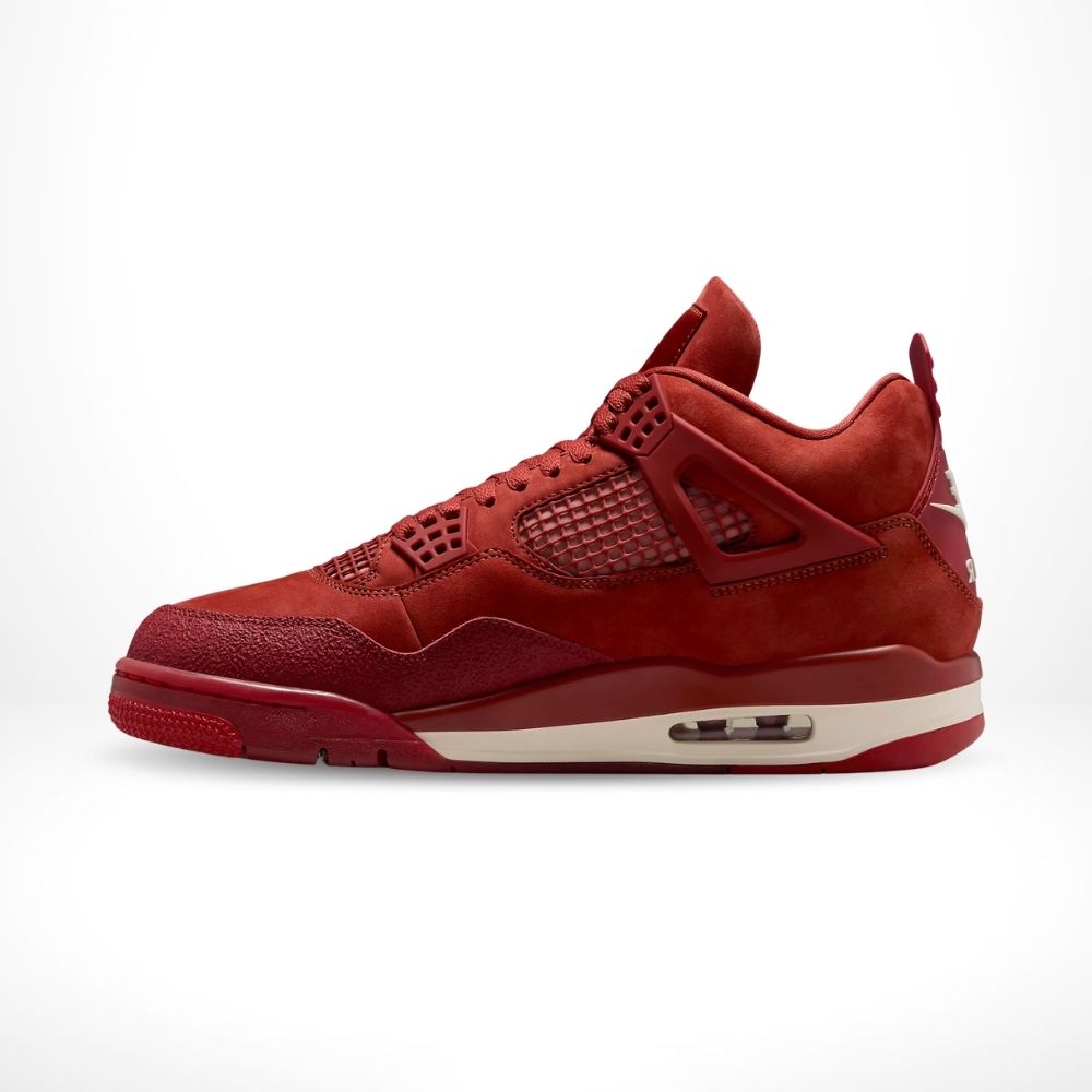 Medial side view of the Air Jordan 4