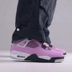 Real lifestyle image of Air Jordan 4