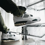 On-foot of the Air Jordan 4