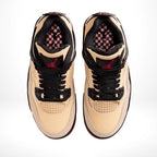 Top-down view of the Air Jordan 4