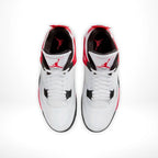Top-down view of the Air Jordan 4