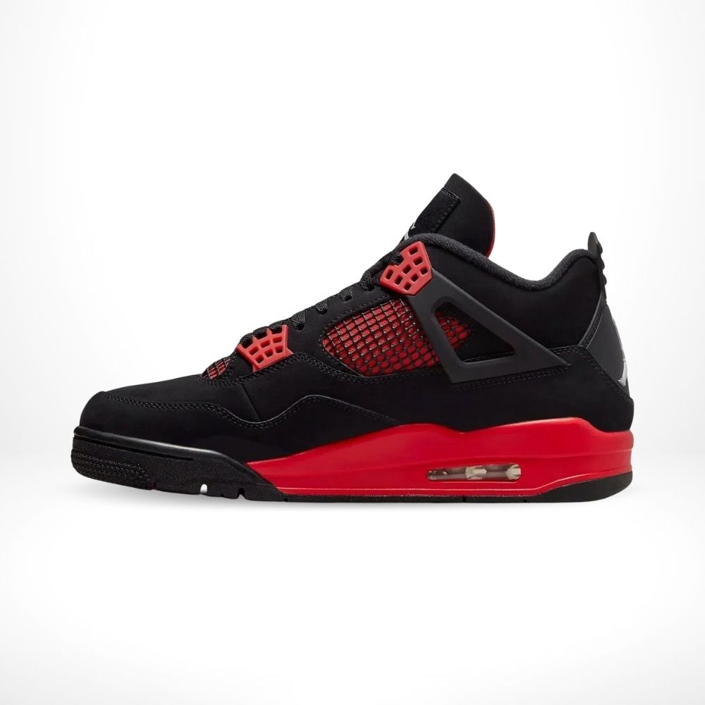 Medial side view of the Air Jordan 4