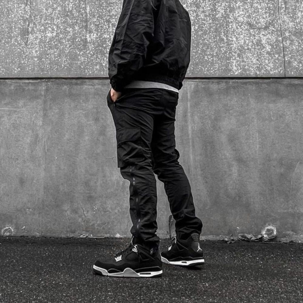 Real lifestyle image of Air Jordan 4