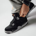 Real lifestyle image of Air Jordan 4