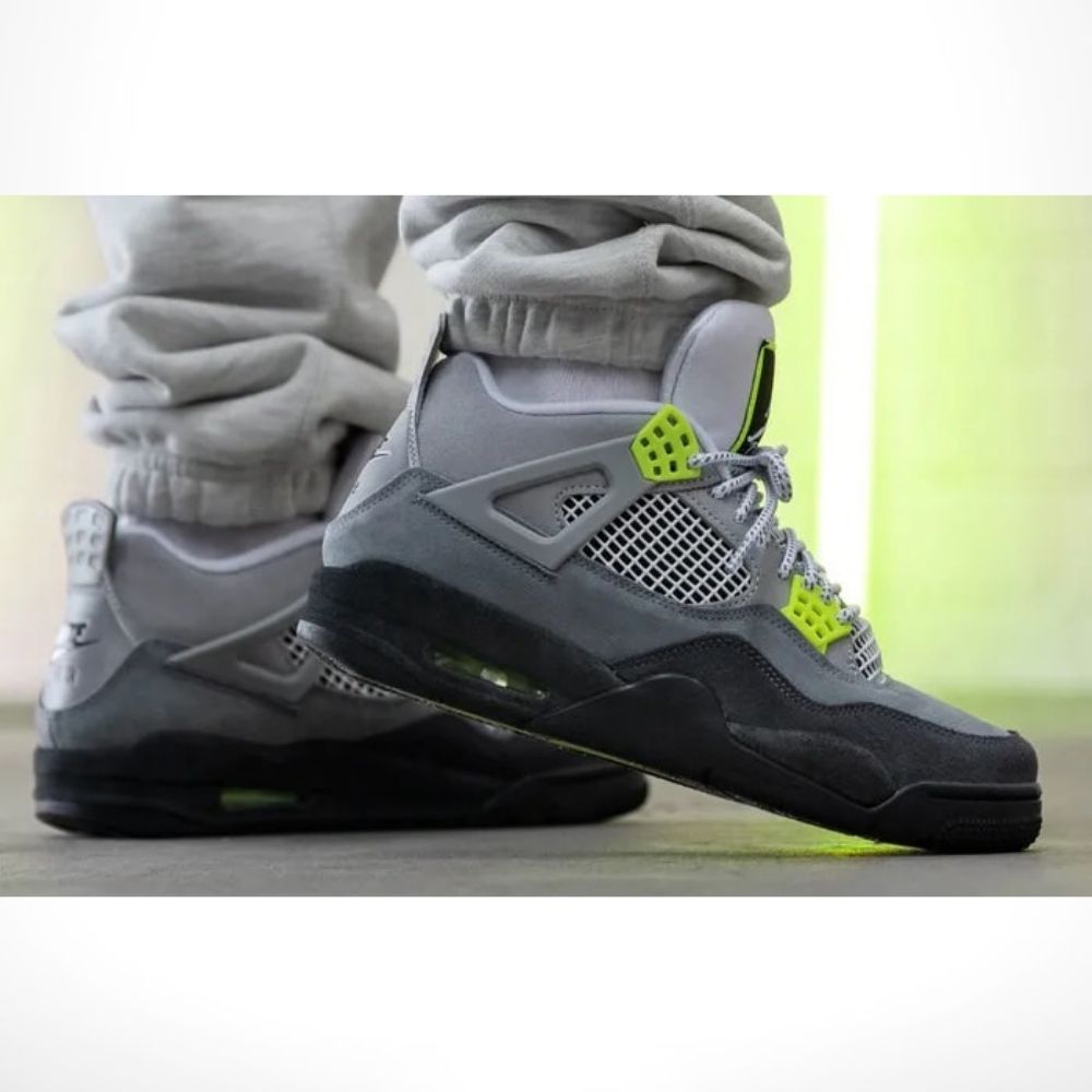 Real lifestyle image of Air Jordan 4