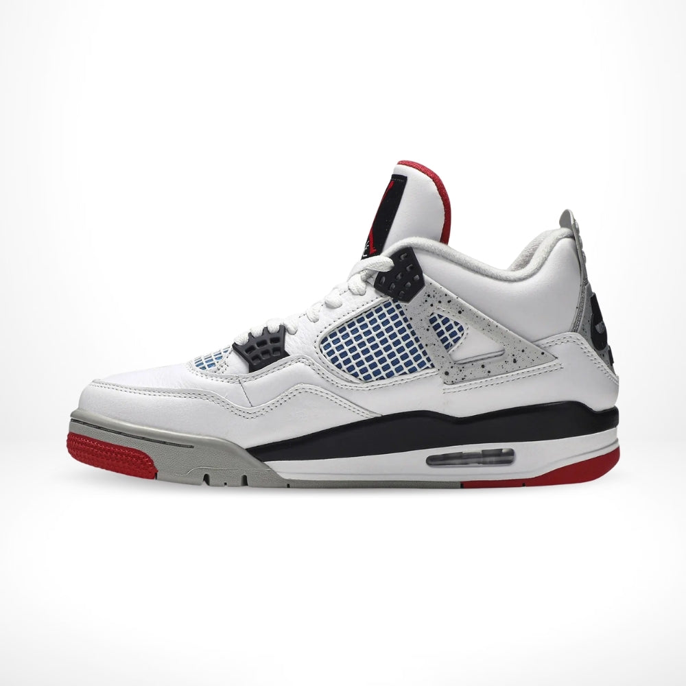 Medial side view of the Air Jordan 4