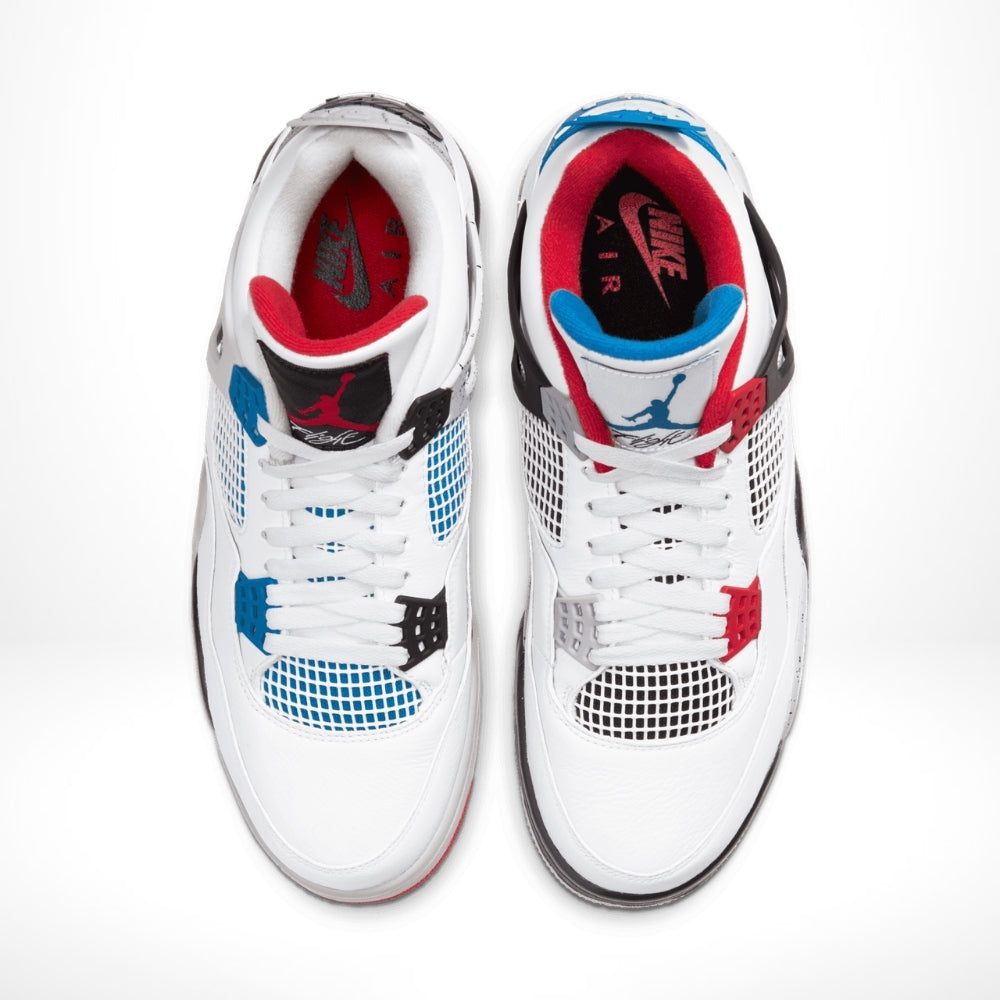 Top-down view of the Air Jordan 4