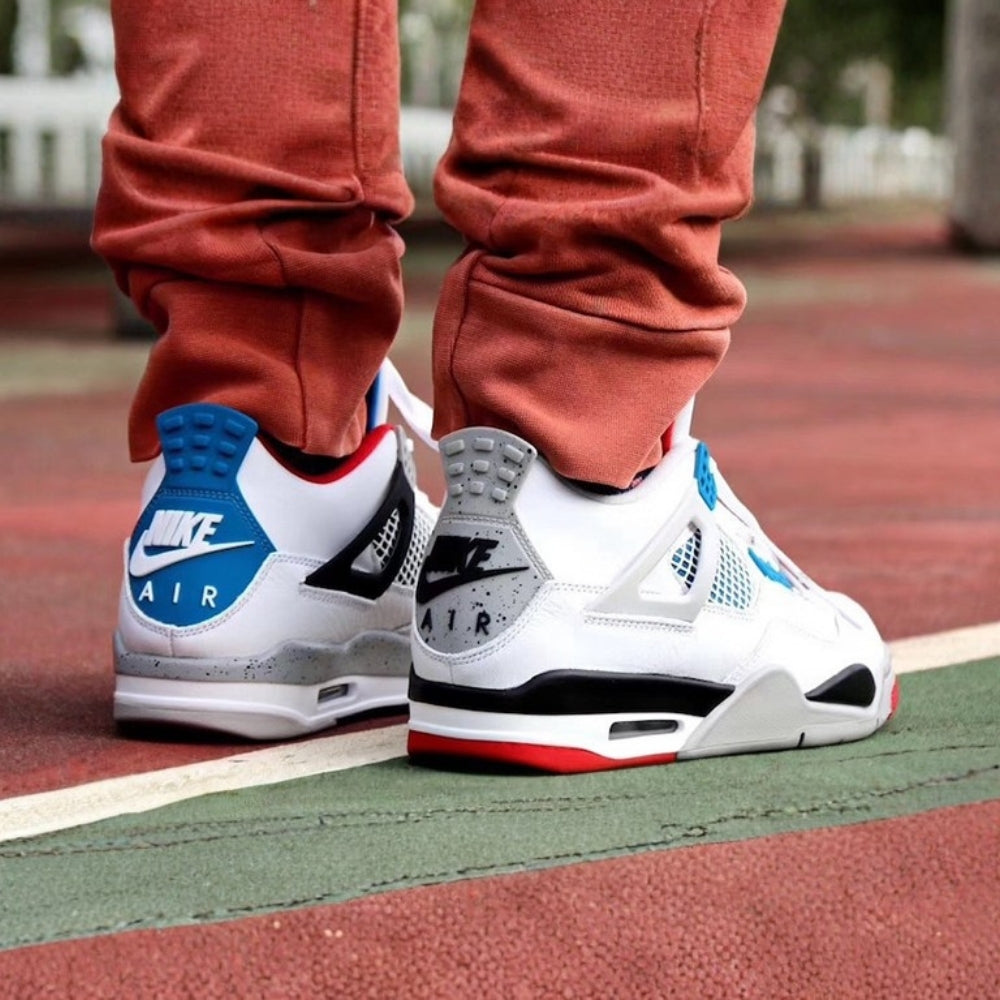 On-foot of the Air Jordan 4