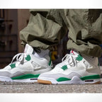 Real lifestyle image of Air Jordan 4