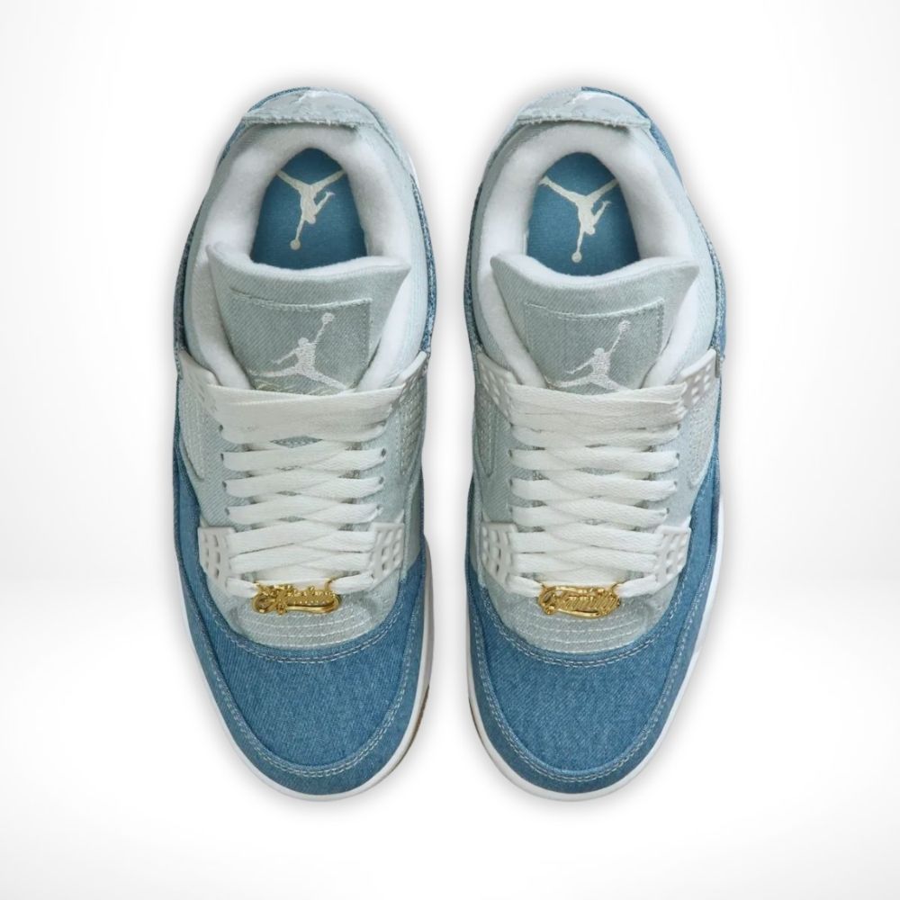Top-down view of the Air Jordan 4