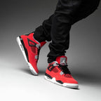 On feet