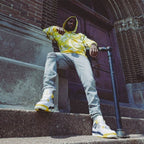 Real lifestyle image of Air Jordan 4
