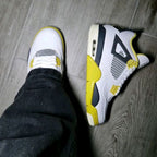 Real lifestyle image of Air Jordan 4