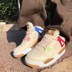 Air Jordan 4 Retro Wild Things Pearl White