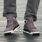 On-foot of the Air Jordan 4