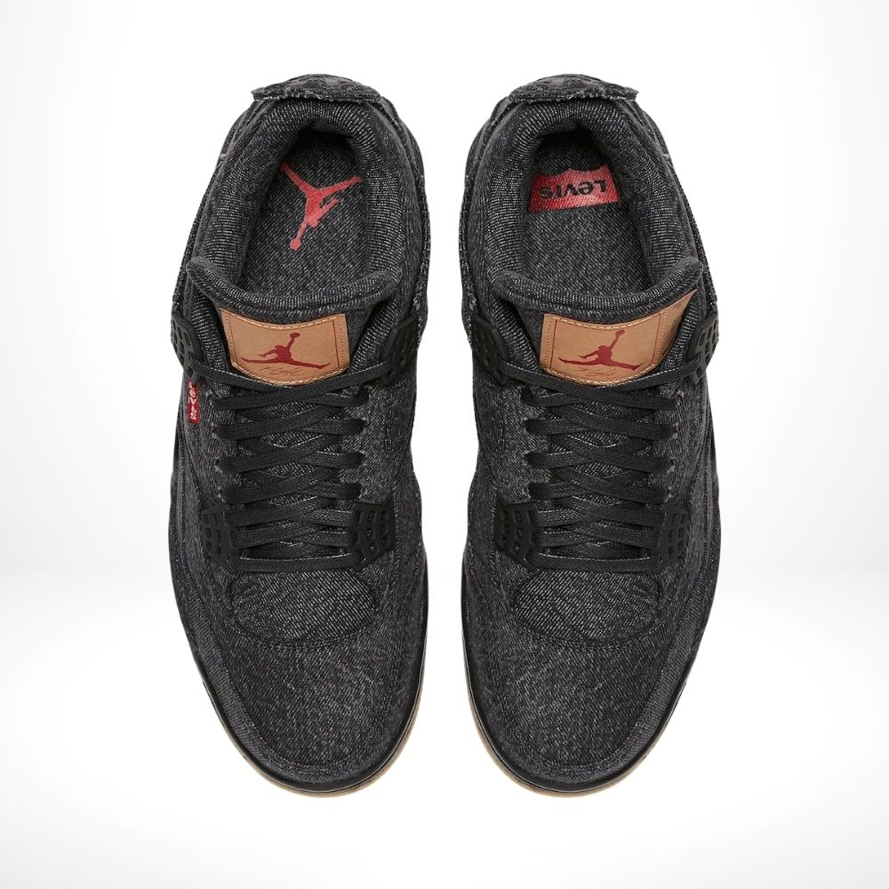 Top-down view of the Air Jordan 4