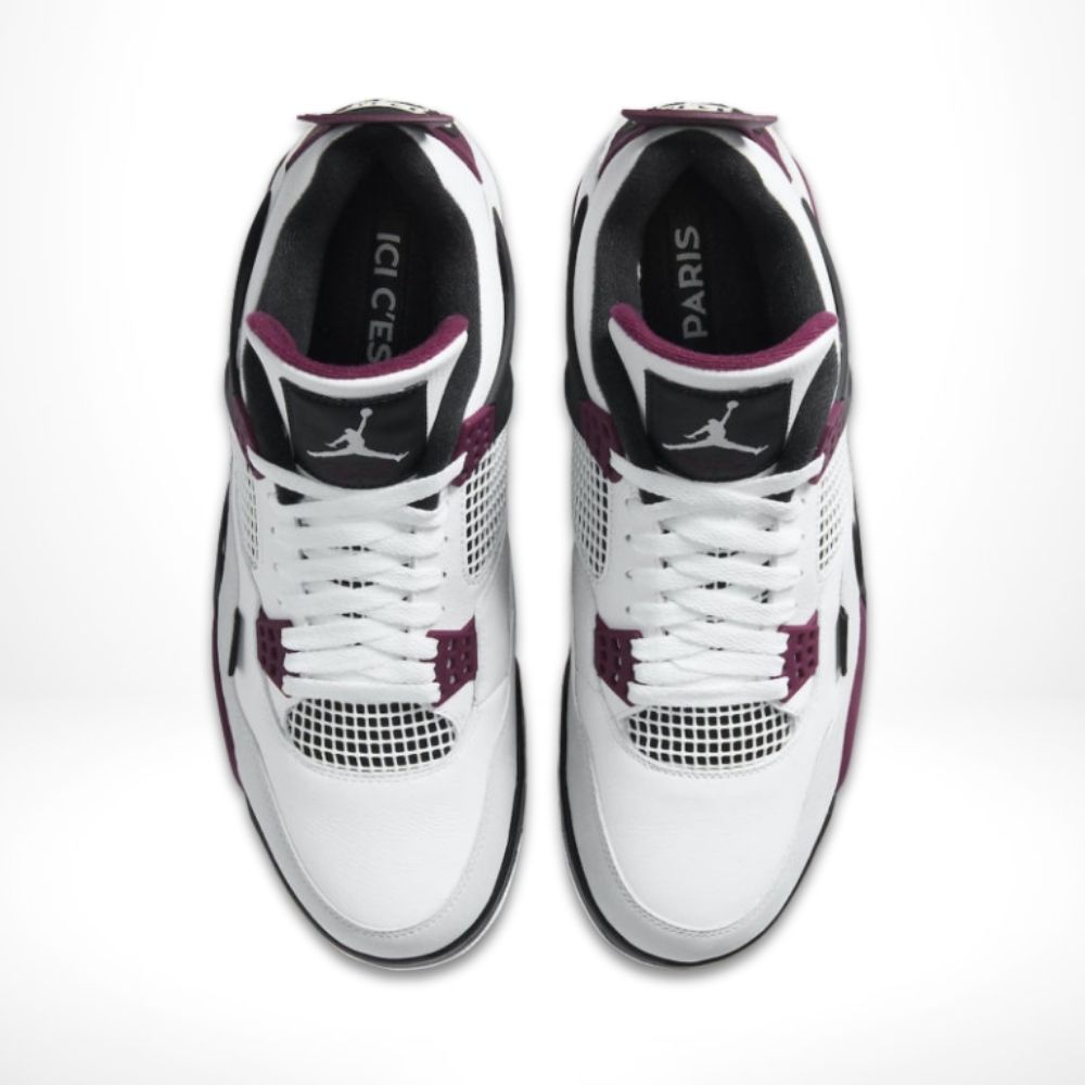 Top view of Air Jordan 4