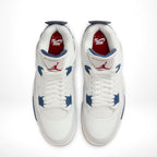 Top-down view of the Air Jordan 4