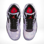 Top-down view of the Air Jordan 4